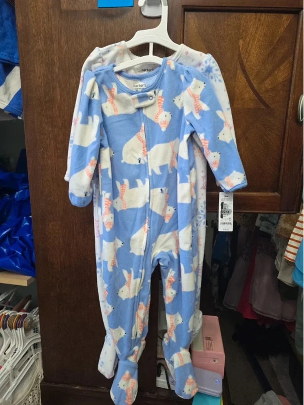 18m brand new fleece pajamas from carter's item.274G5